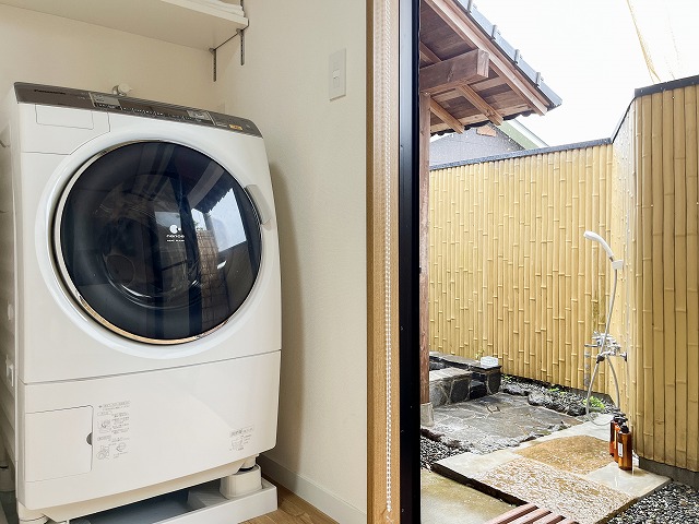 由布院離れの宿 優夏月　客室　陽 HINATA　洗濯機